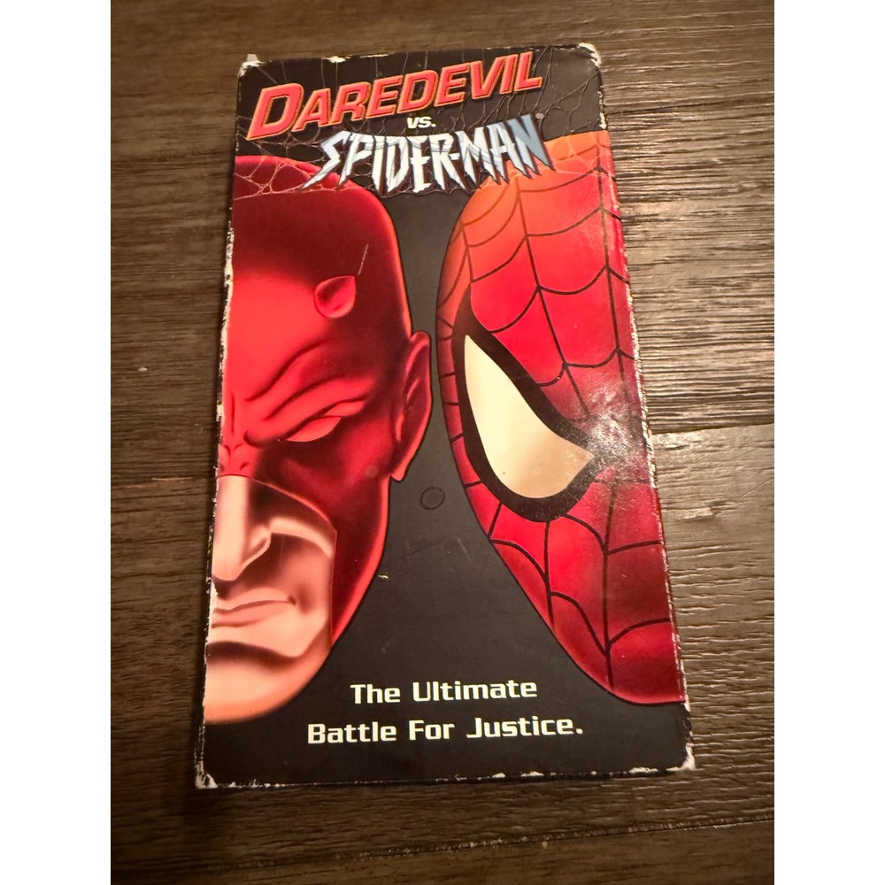Marvel Daredevil vs Spiderman The Ultimate Battle For Justice VHS 2003 Animated